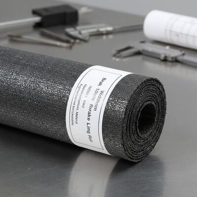 Ancho 100 mm Rollo de revestimiento del freno Material no asbesto certificado ISO9001 Diseñado para una compatibilidad superior del sistema de frenos