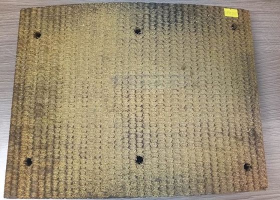 Bloque de freno tejido para máquina perforadora con agujeros