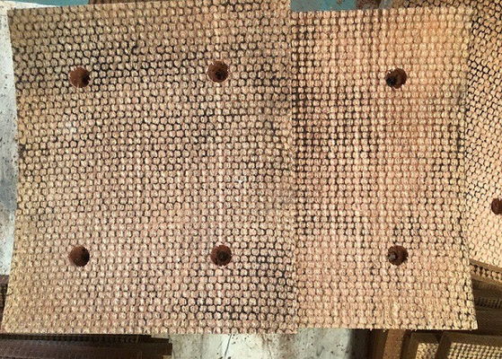 Perforación de pozos de petróleo Bloque de freno Material de fricción Revestimiento de freno tejido 25,4 mm 30 mm espesor