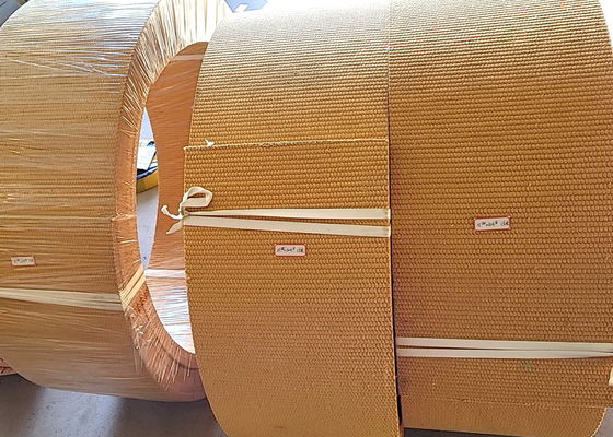 Rollo de revestimiento de freno tejido de resina con alambre de latón en el interior para revestimiento de fricción de ventanas