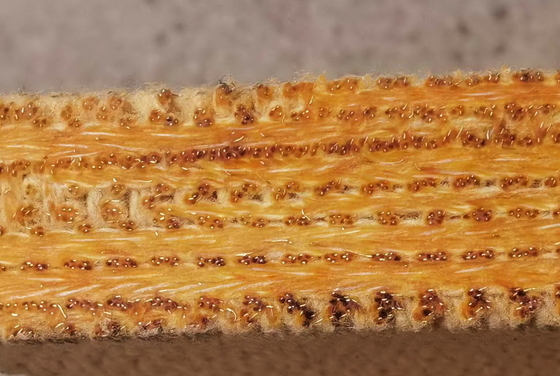El material del bloque de freno de alambre de cobre es el alambre de alambre tejido de bronce reforzado