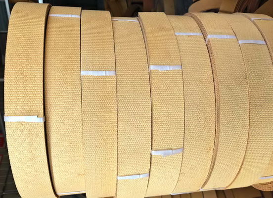Rollo de revestimiento de freno tejido de resina con alambre de latón en el interior para revestimiento de fricción de ventanas