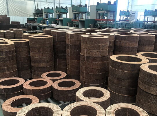 Revestimiento de Fricción Industrial Tejido Material de Revestimiento de Freno Tejido con Hilos de Latón